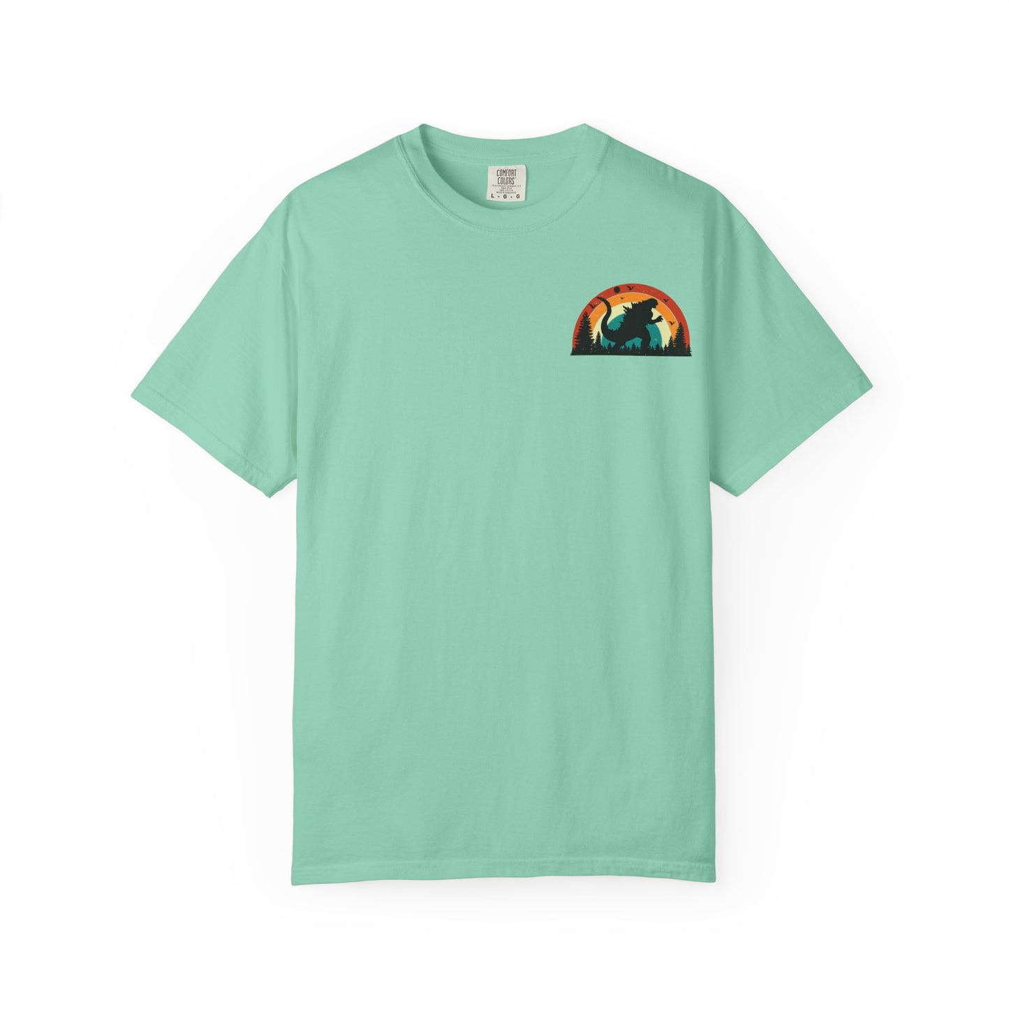 Retro Sunset Dinosaur Unisex T-Shirt