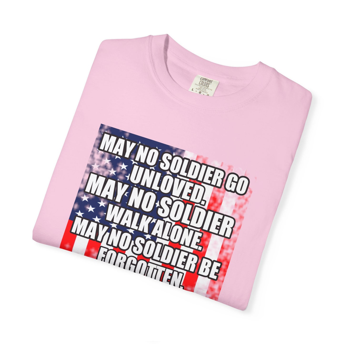 Patriotic T-shirt for Veterans, Memorial Day, Independence Day, Military Support, Casual Wear, Unisex Tee