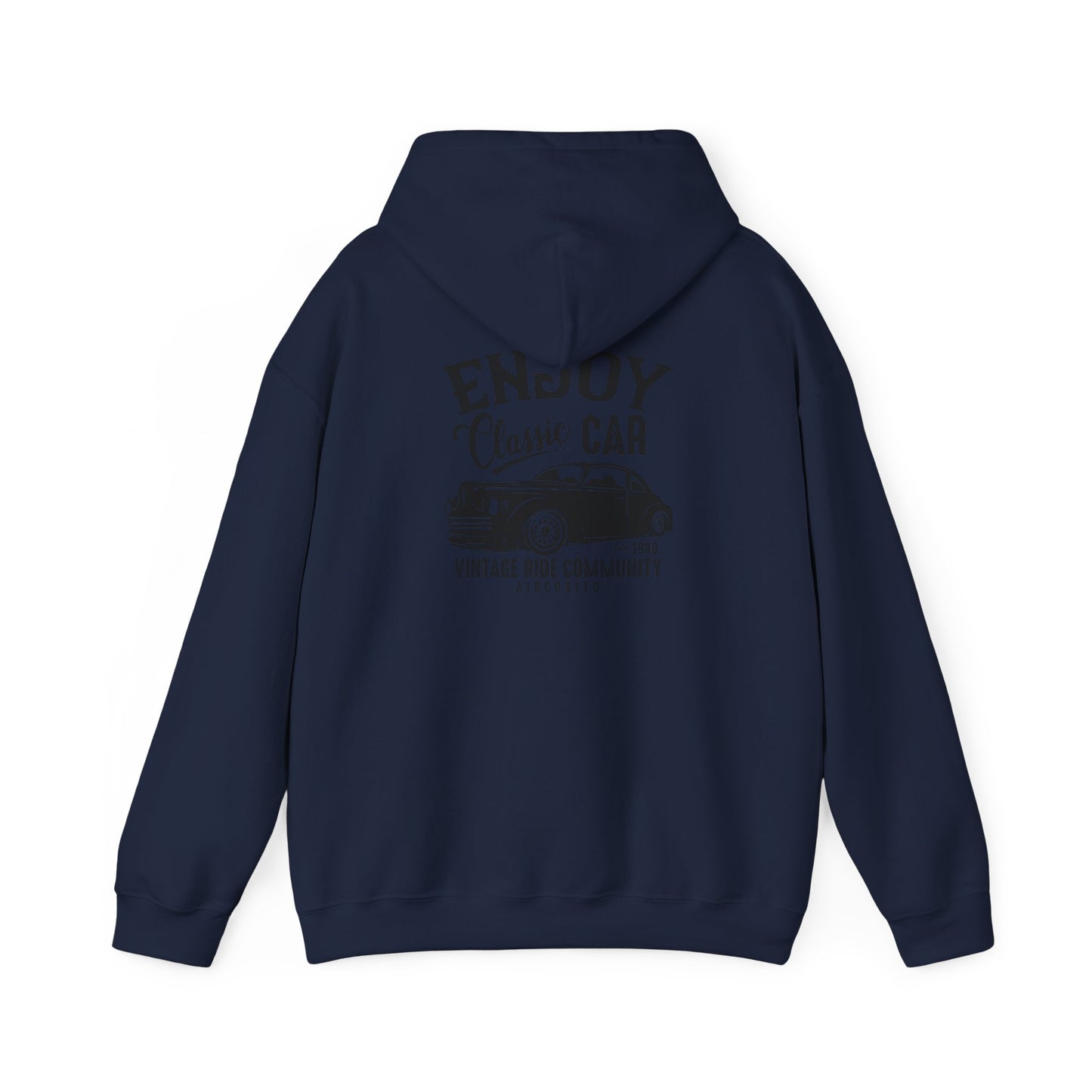 Vintage Car Lover's Hoodie - Enjoy Classic Car Design