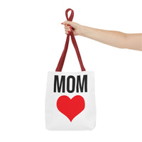Mom Love Tote Bag | Perfect for Mother's Day, Birthday Gift, Grocery Shopping, Personalized Gift, Eco-Friendly