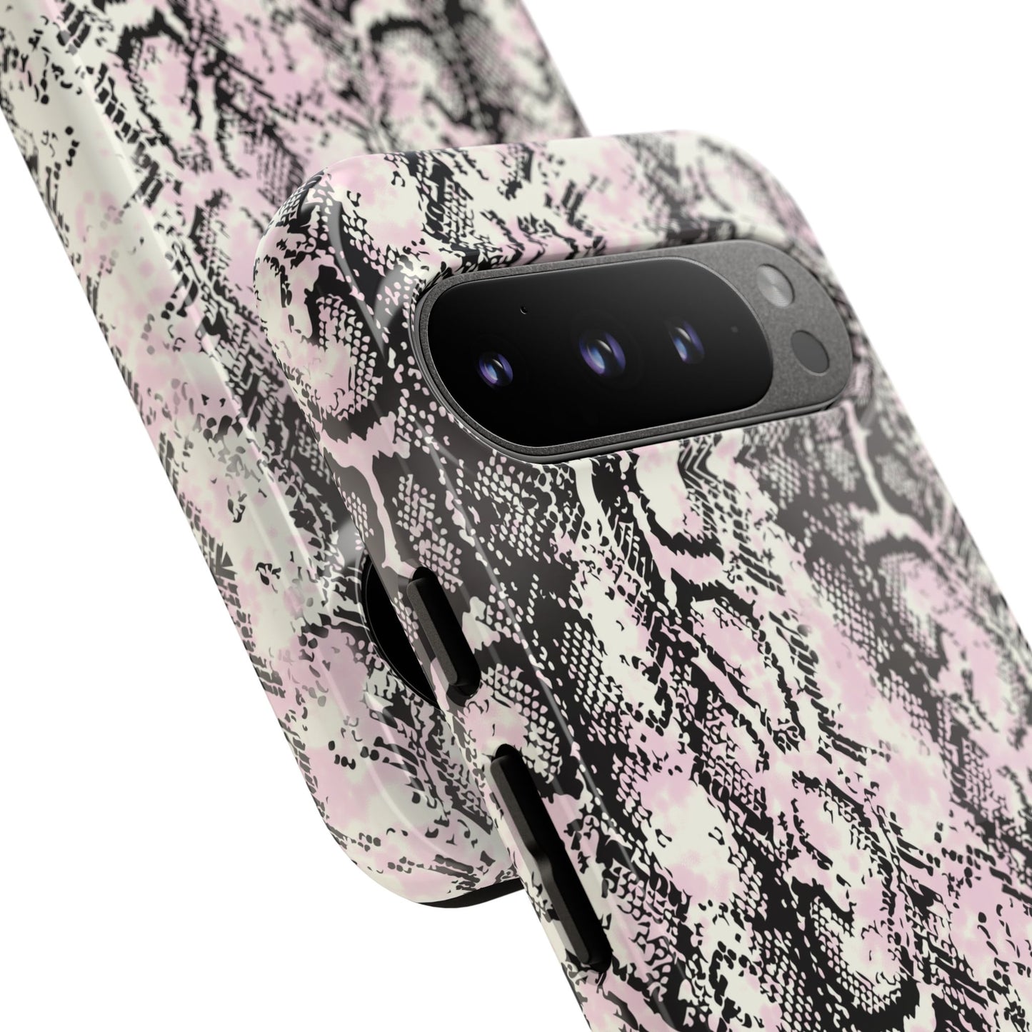 Stylish Snake Print Phone Case – Trendy Design, Tough Protection  Make a bold fashion statement while keeping your phone safe with this sleek and durable snake print case.