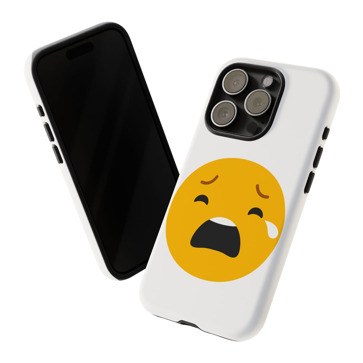 Emotional Tough Case – Sad Emoji Phone Case for Supportive Gifts