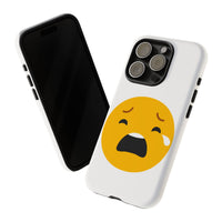 Emotional Tough Case – Sad Emoji Phone Case for Supportive Gifts