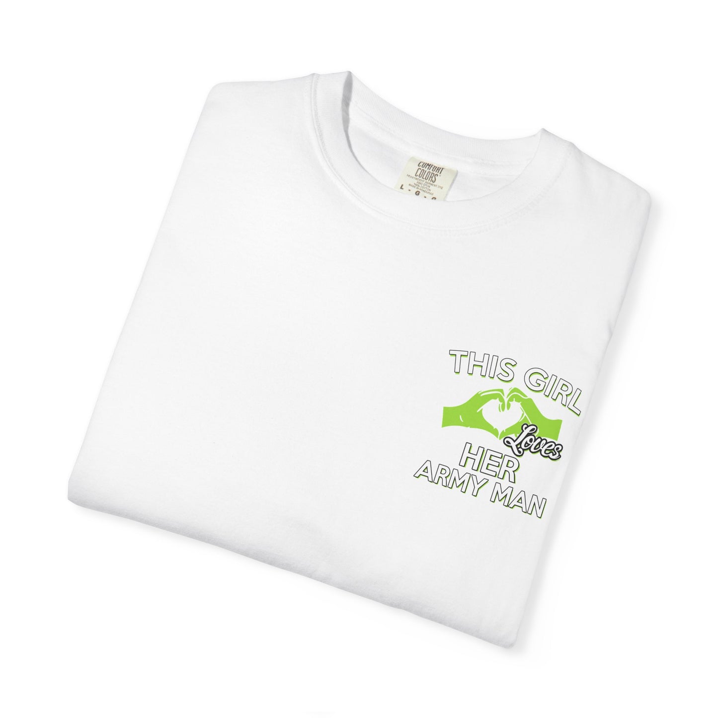 Army Wife Love T-shirt - Cute Gift for Military Girlfriends, Support Our Troops Apparel, Unisex Casual Tee, Army Partner