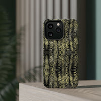 Stylish Snake Skin Magnetic Tough Case - Durable Protection for Your Phone