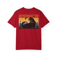 Coastal Vibe Unisex Garment-Dyed T-shirt with Otter Design