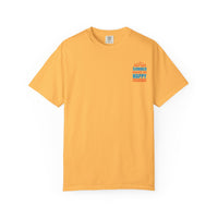 Summer Makes Me Happy T-Shirt, Unisex Summer Tee, Beach Vibes Shirt, Gift for Sun Lovers, Vacation Wear, Relaxed Fit Top