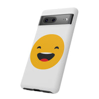 Happy Face Tough Phone Case - Durable Protection with Smile Design