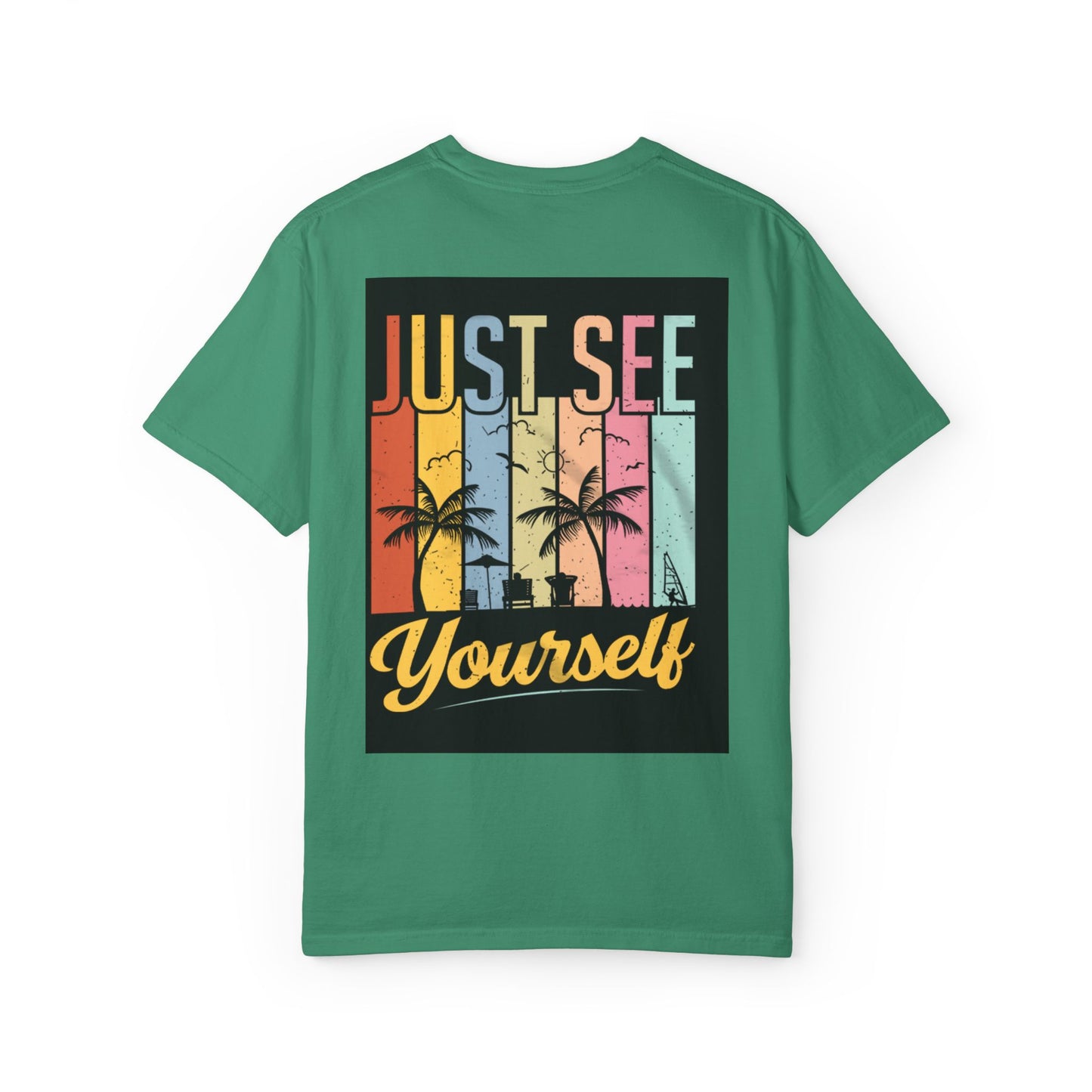 Retro Beach Vibes Unisex T-Shirt, Summer Casual Tee, Gift for Beach Lovers, Vacation Wear, Inspirational Graphic Tee, FUN