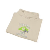 This Girl Loves Her Army Man Hoodie, Military Sweatshirt, Unisex Army Merchandise, Gifts for Military Spouses, Patriotic