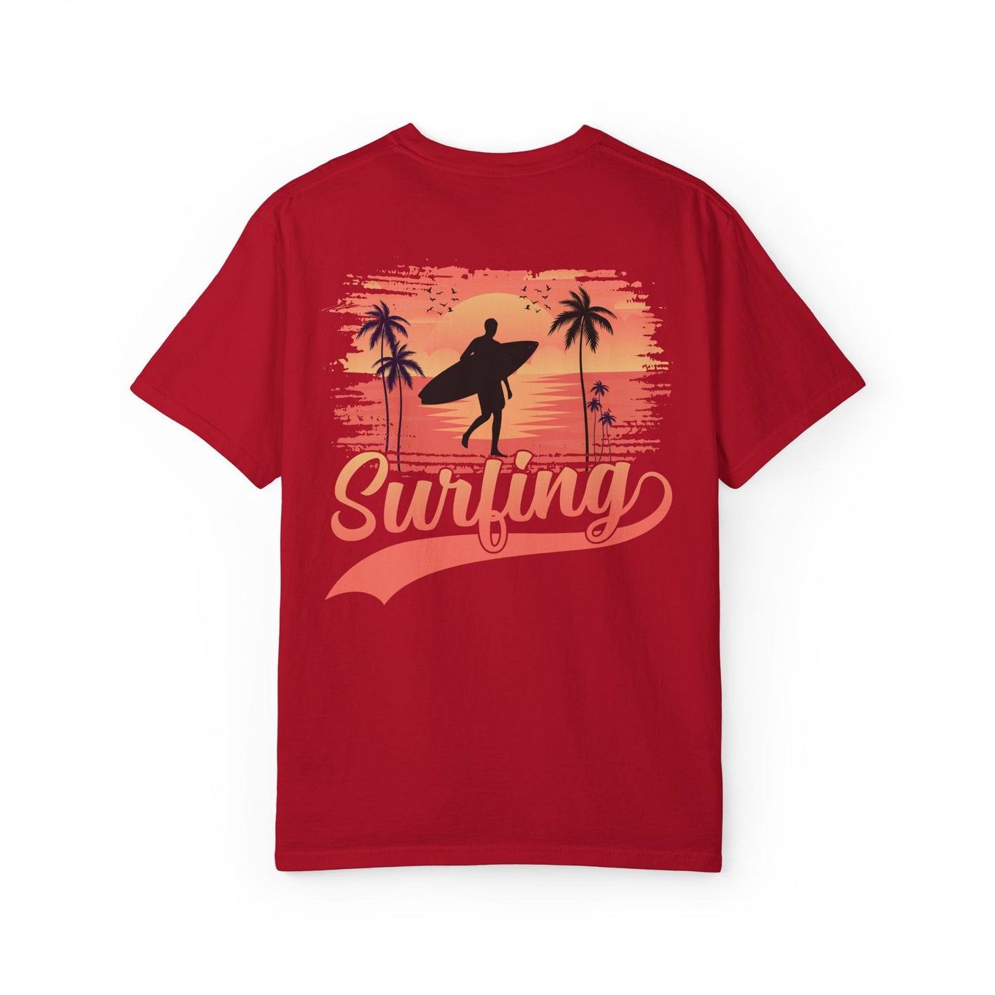 Surfing Paradise Unisex T-Shirt, Casual Beach Wear, Summer Vibes, Gift for Surfers, Vacation Outfit