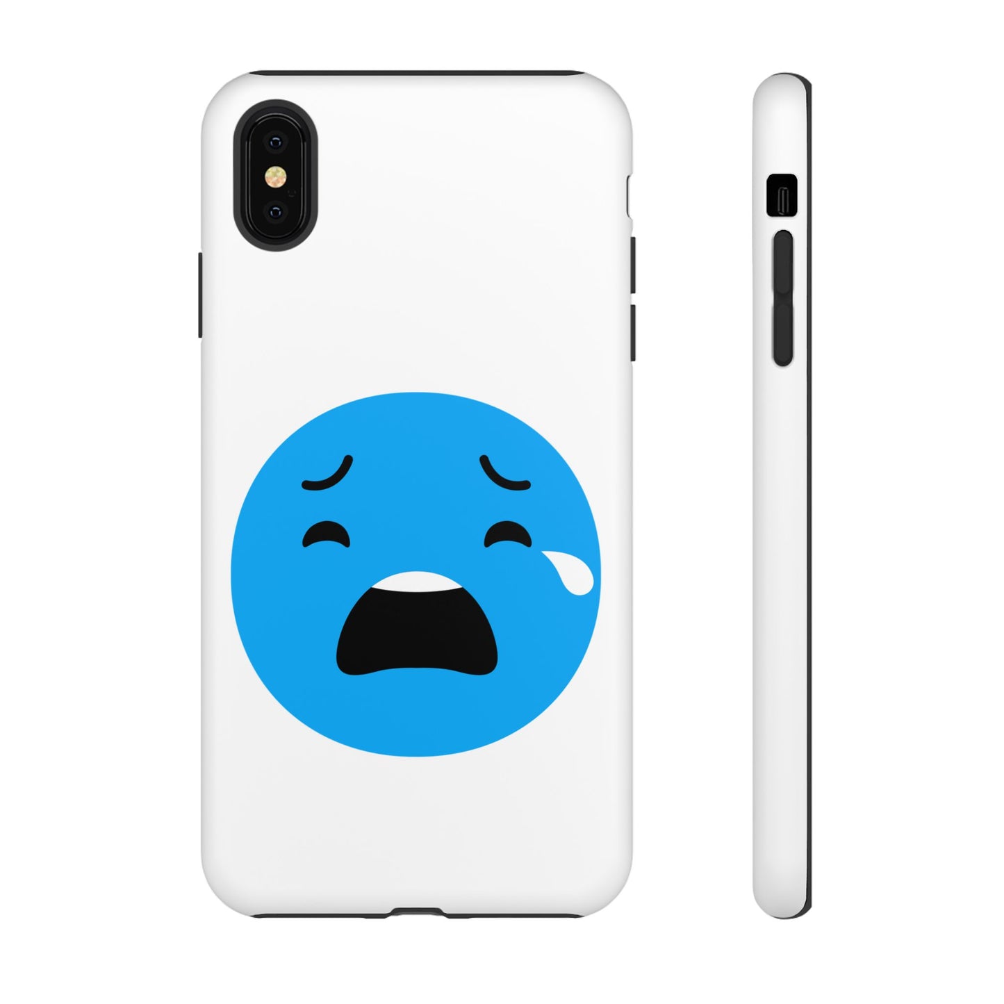 Funny Sad Face Phone Case - Tough and Stylish