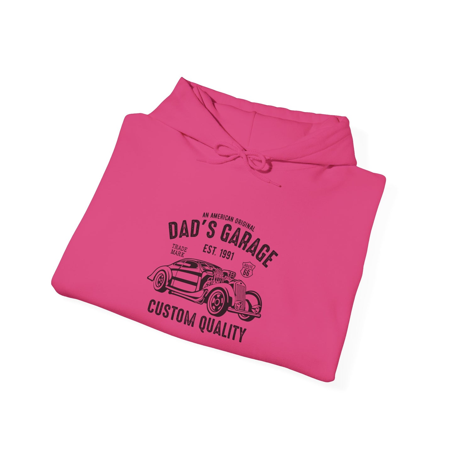 Vintage Dad's Garage Hoodie - Unisex Heavy Blend Sweatshirt