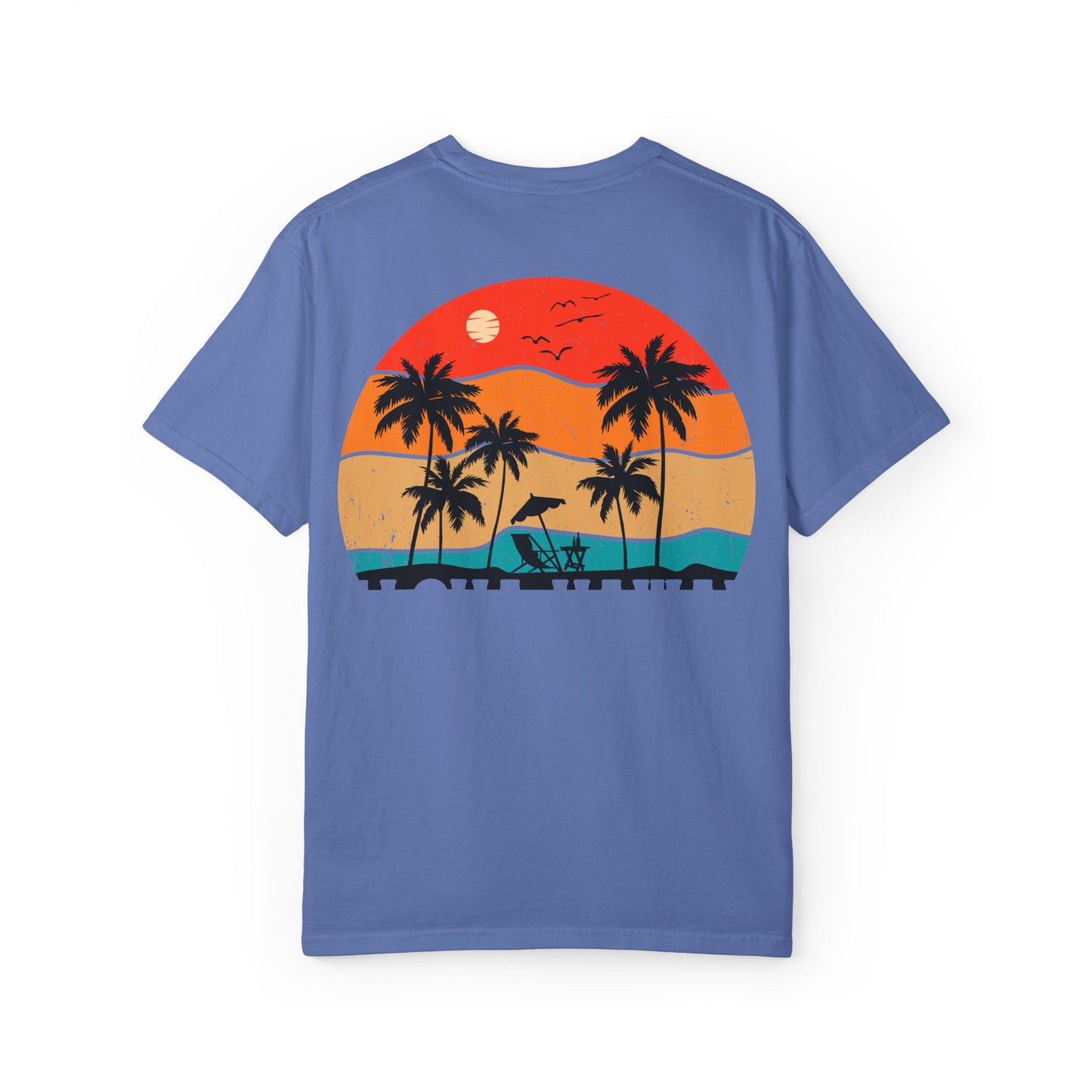 Sunset Vibe Unisex T-Shirt - Tropical Paradise Design