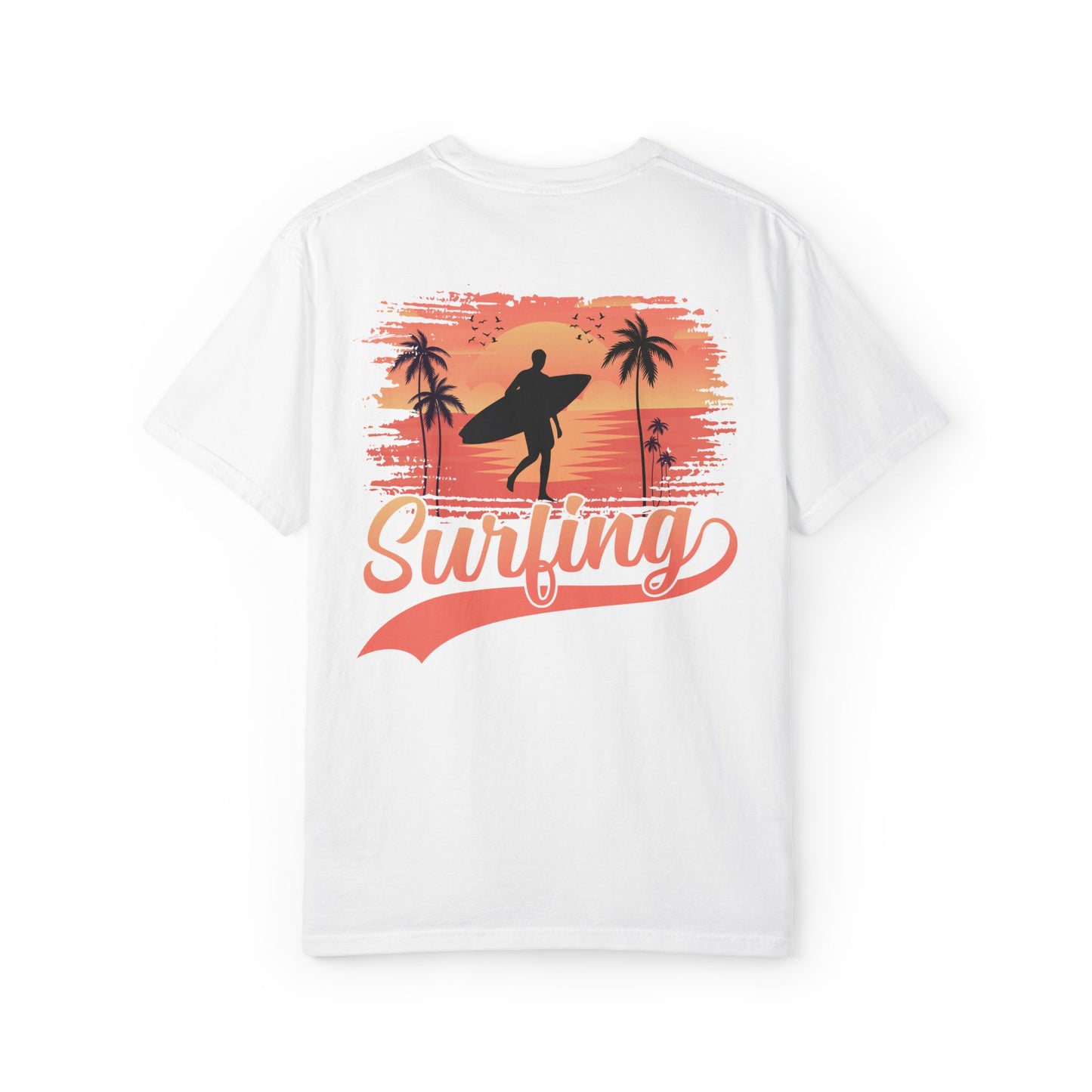 Surfing Paradise Unisex T-Shirt, Casual Beach Wear, Summer Vibes, Gift for Surfers, Vacation Outfit