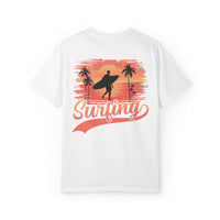 Surfing Paradise Unisex T-Shirt, Casual Beach Wear, Summer Vibes, Gift for Surfers, Vacation Outfit