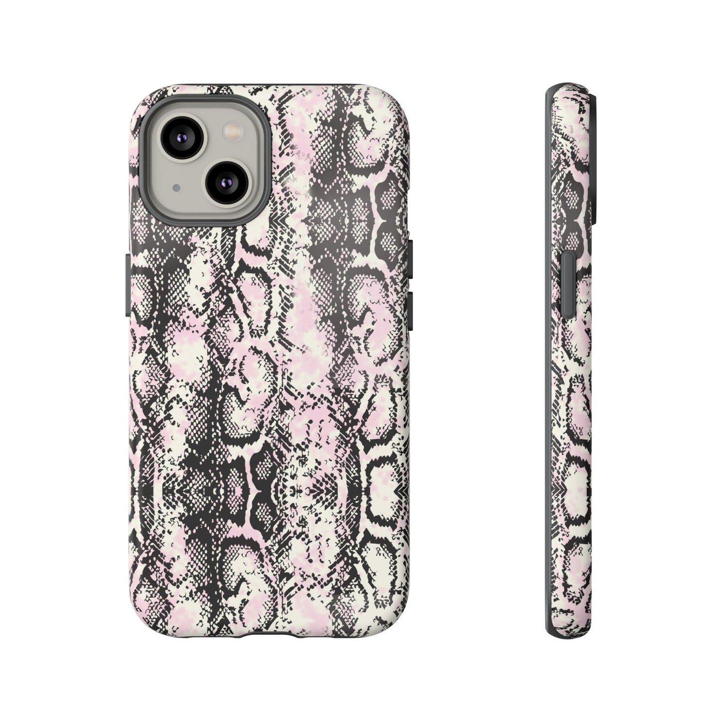 Stylish Snake Print Phone Case - Tough Protection for Trendsetters