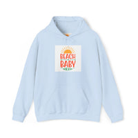 Beach Baby Hooded Sweatshirt | Summer Vibes, Beach Lover Gift, Unisex Casual Wear, Cozy Hoodie, Fun Beachwear
