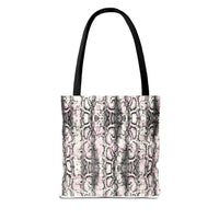 Elegant Python Print Tote Bag - Stylish and Trendy Carryall for Everyday Use