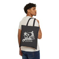 Aloha Beach Paradise Cotton Canvas Tote Bag