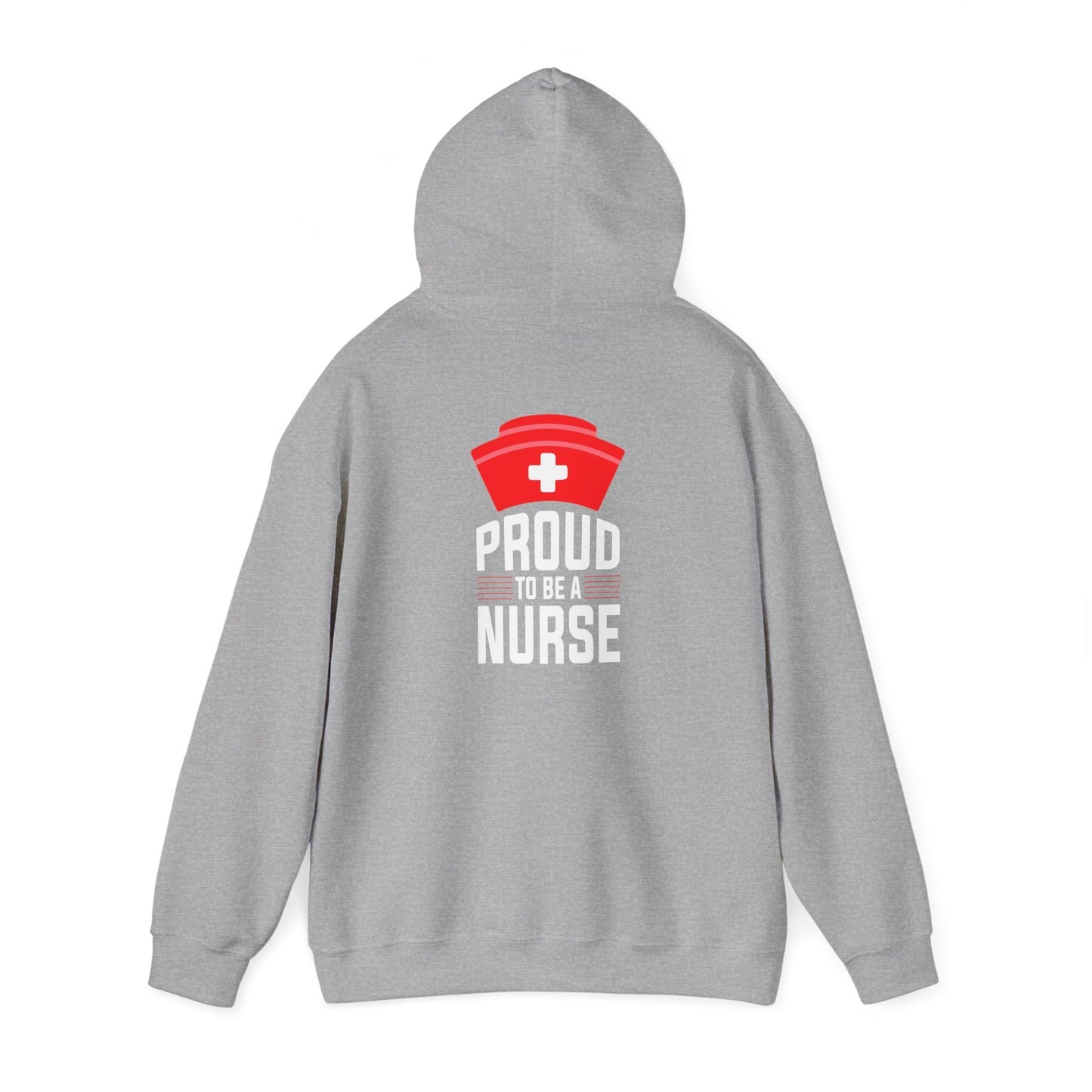 Nurse Life Hoodie - Unisex Heavy Blend™ Sweatshirt with Red Cross Design