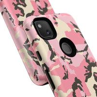 Stylish Pink Camouflage Phone Case – Tough Cases for Trendsetters