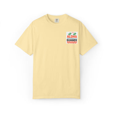Aloha Summer Unisex T-Shirt, Beach Shirt, Vacation Tee, Summer Apparel, Tropical Graphic Tee, iconic Waikiki Beach Maui ,Oahu