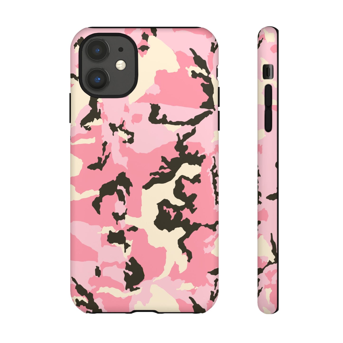 Stylish Pink Camouflage Phone Case – Tough Cases for Trendsetters