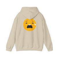 Unisex Heavy Blend™ Sad Emoji Hoodie - Cozy & Expressive Sweatshirt