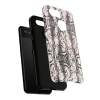 Stylish Snake Print Phone Case - Tough Protection for Trendsetters