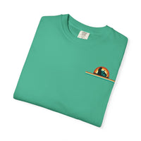 Unisex Cat & Dog Sunset Graphic T-Shirt - Casual Animal Lover Tee
