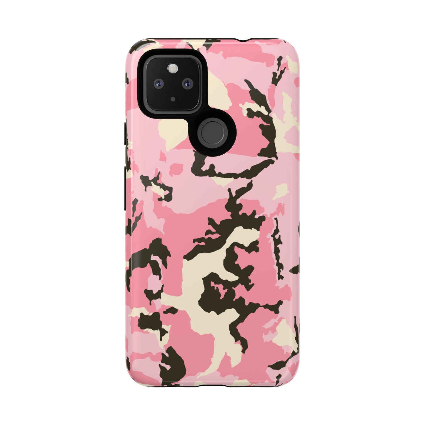 Stylish Tough Phone Case – Pink Camo Design for Bold Protection  Make a statement while keeping your phone safe with this eye-catching pink camouflage case that blends fashion with durability.