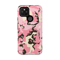 Stylish Tough Phone Case – Pink Camo Design for Bold Protection  Make a statement while keeping your phone safe with this eye-catching pink camouflage case that blends fashion with durability.