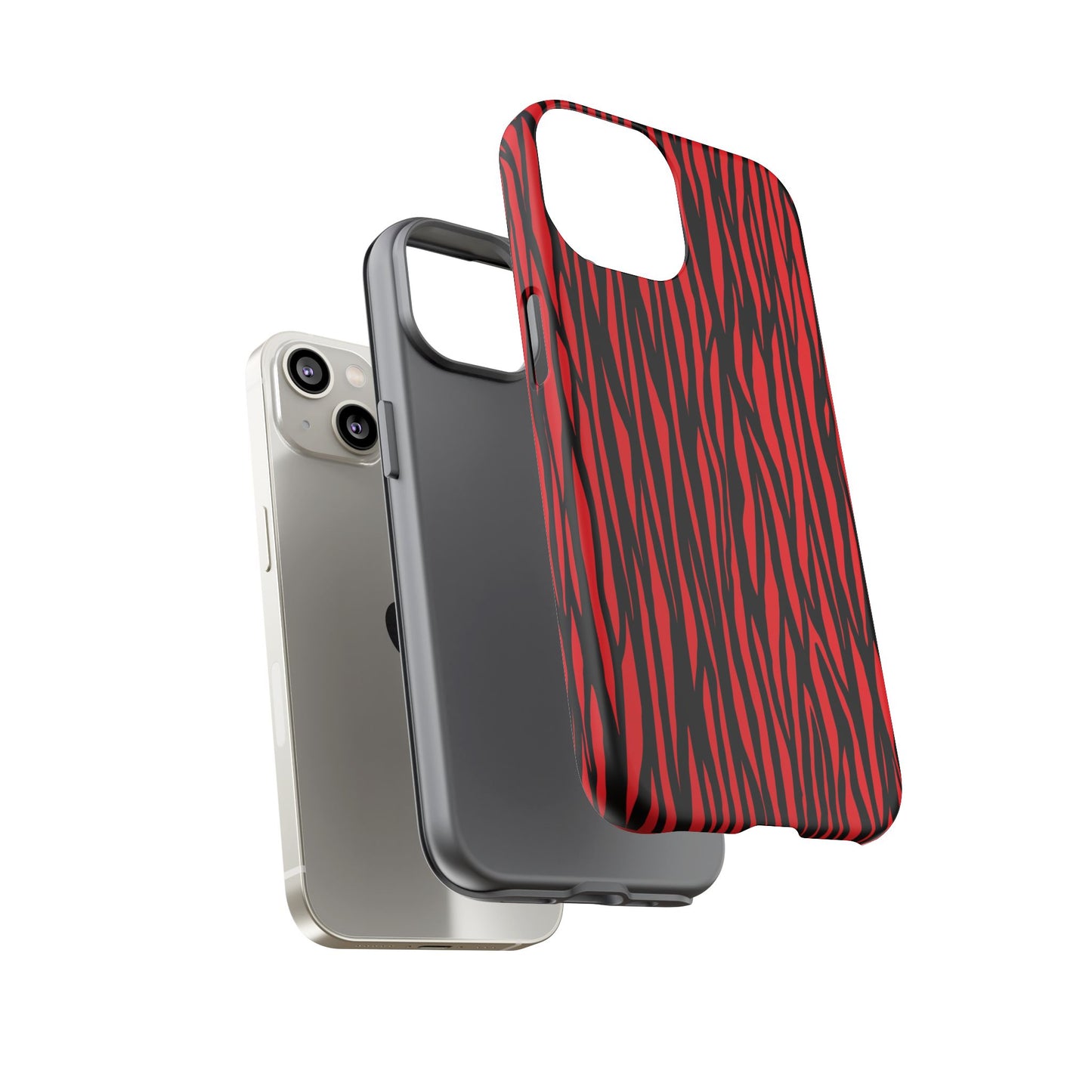 Bold Zebra Print Phone Case - Tough Protection for Trendsetters