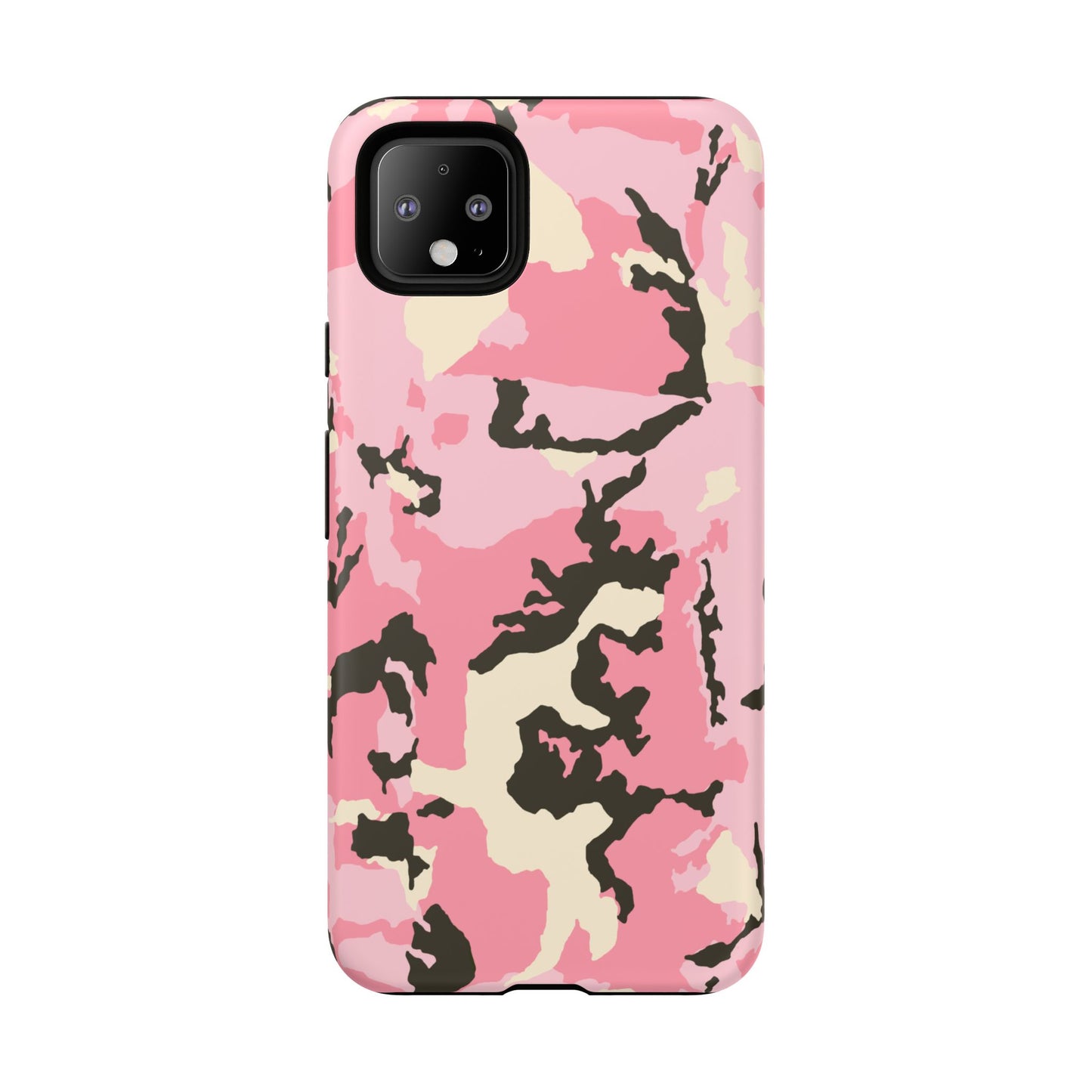 Stylish Tough Phone Case – Pink Camo Design for Bold Protection  Make a statement while keeping your phone safe with this eye-catching pink camouflage case that blends fashion with durability.