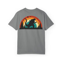 Retro Sunset Dinosaur Unisex T-Shirt