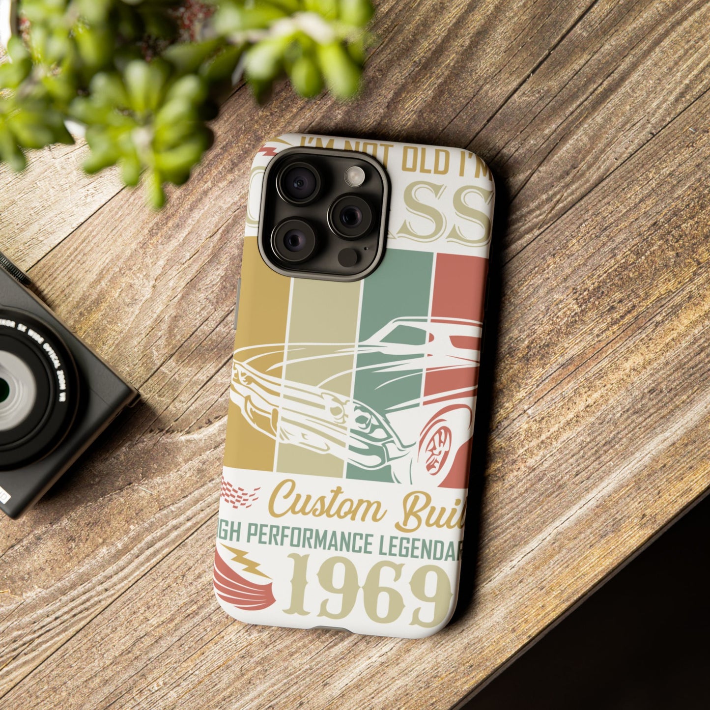 Vintage Classic Car Tough Case - Retro 1969 Design