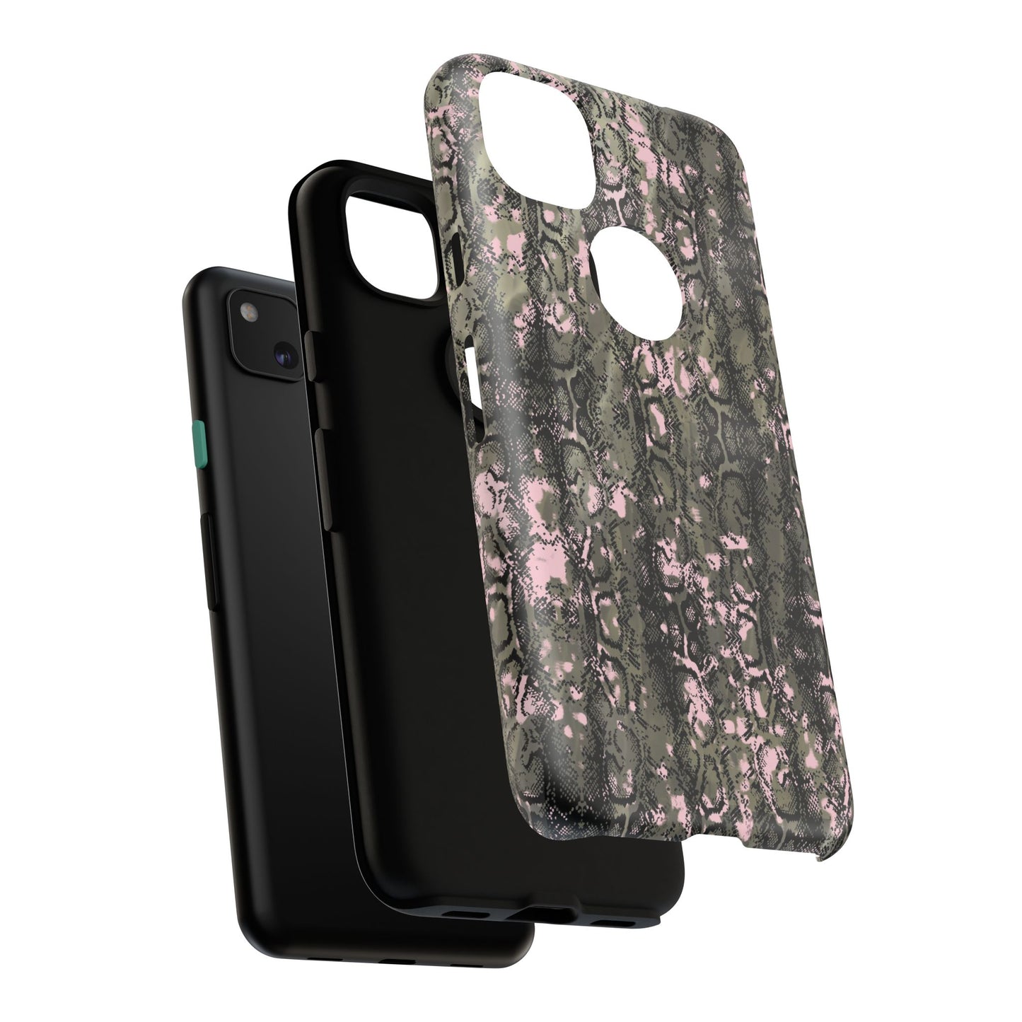 Stylish Snake Print Phone Case for Tough Protection