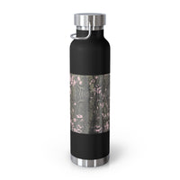 Stylish Copper Vacuum Insulated Bottle, 22oz - Trendy Snakeskin Design