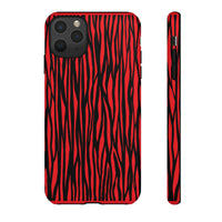 Bold Zebra Print Phone Case - Tough Protection for Trendsetters