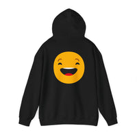 Funny Smile Emoji Hoodie - Unisex Heavy Blend™ Sweatshirt for Everyday Comfort