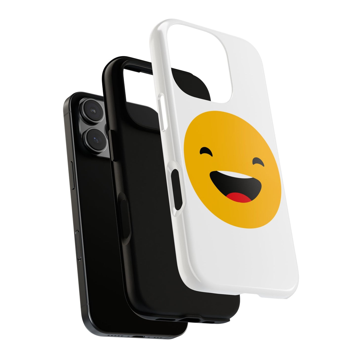 Happy Face Tough Phone Case - Durable Protection with Smile Design