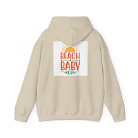 Beach Baby Hooded Sweatshirt | Summer Vibes, Beach Lover Gift, Unisex Casual Wear, Cozy Hoodie, Fun Beachwear