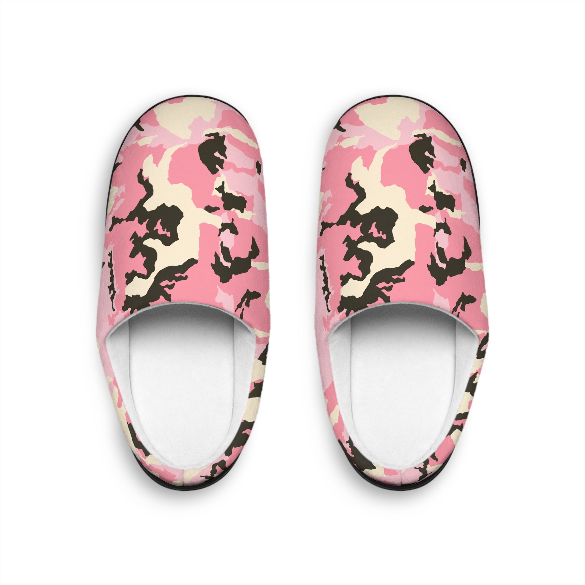 Comfortable Pink Camo Women's Indoor Slippers