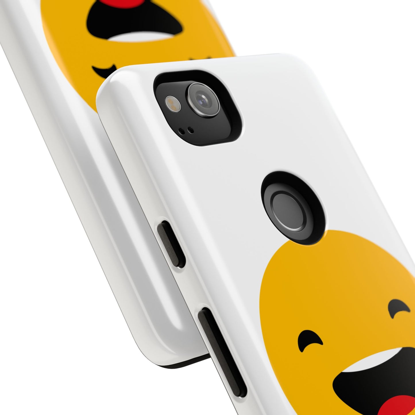 Happy Face Tough Phone Case - Durable Protection with Smile Design