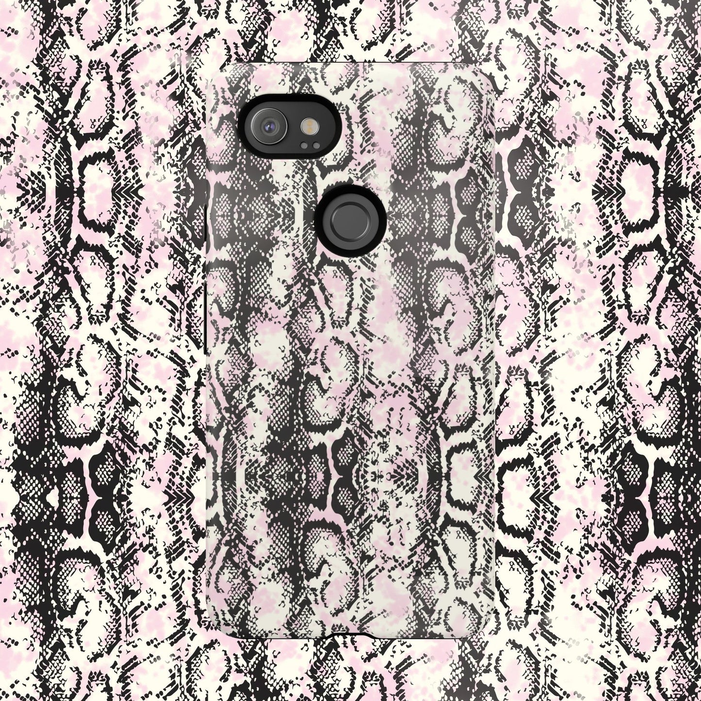 Stylish Snake Print Phone Case - Tough Protection for Trendsetters