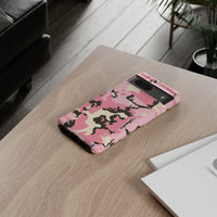 Stylish Tough Phone Case – Pink Camo Design for Bold Protection  Make a statement while keeping your phone safe with this eye-catching pink camouflage case that blends fashion with durability.