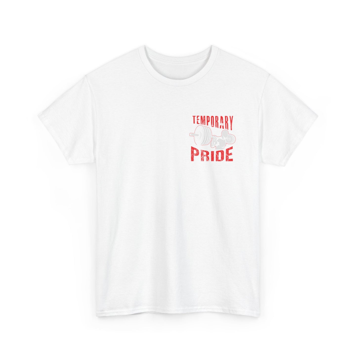 Temporary Pride Unisex Cotton Tee, Fitness Shirt, Apparel, Workout Top,  Gift, Celebration Tee