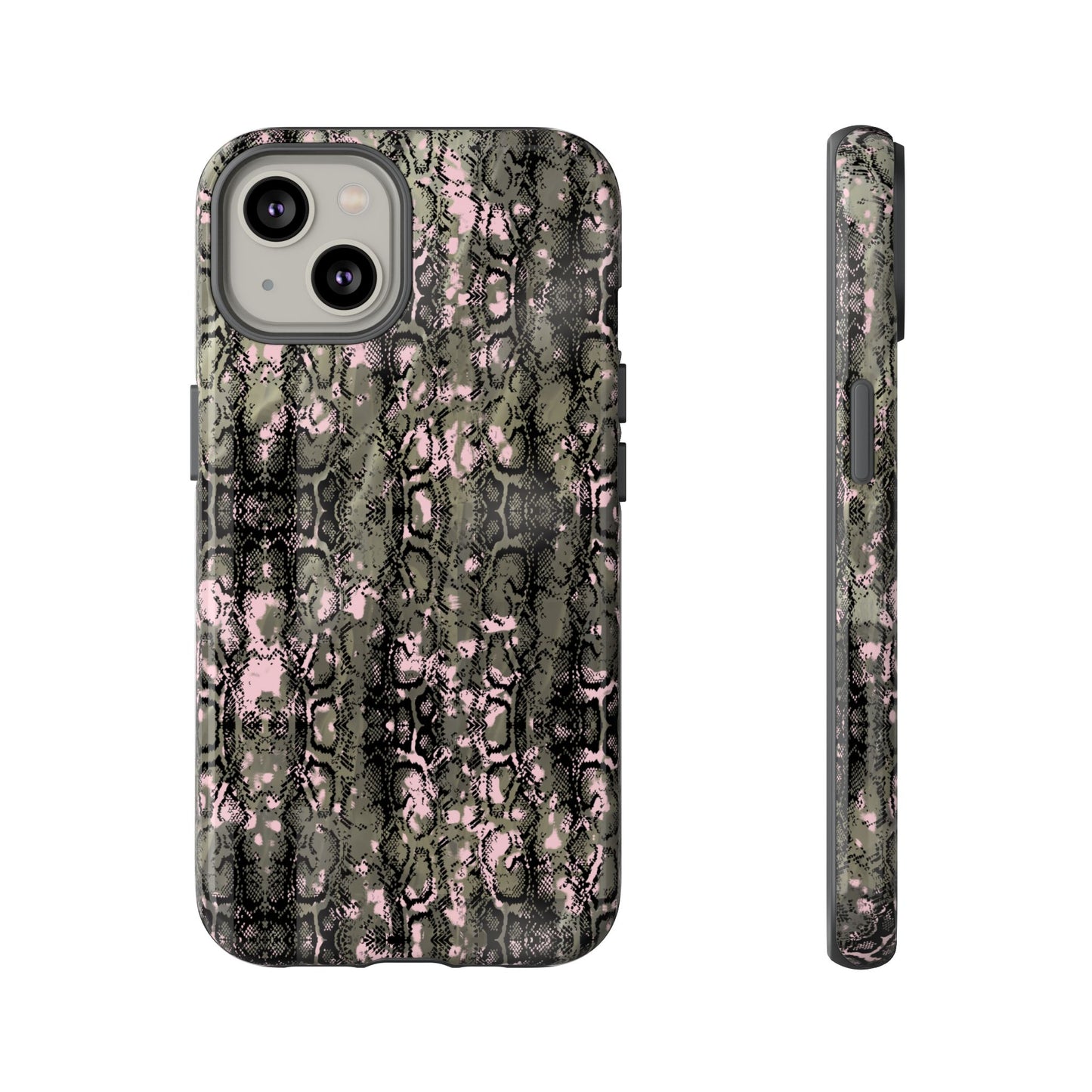 Camo Snake Pattern Phone Case – Rugged Protection Meets Bold Style  Turn heads while protecting your phone with this fierce camo snake pattern case—where urban edge meets outdoor grit.