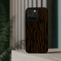 Stylish Magnetic Tough Phone Case - Bold Striped Design